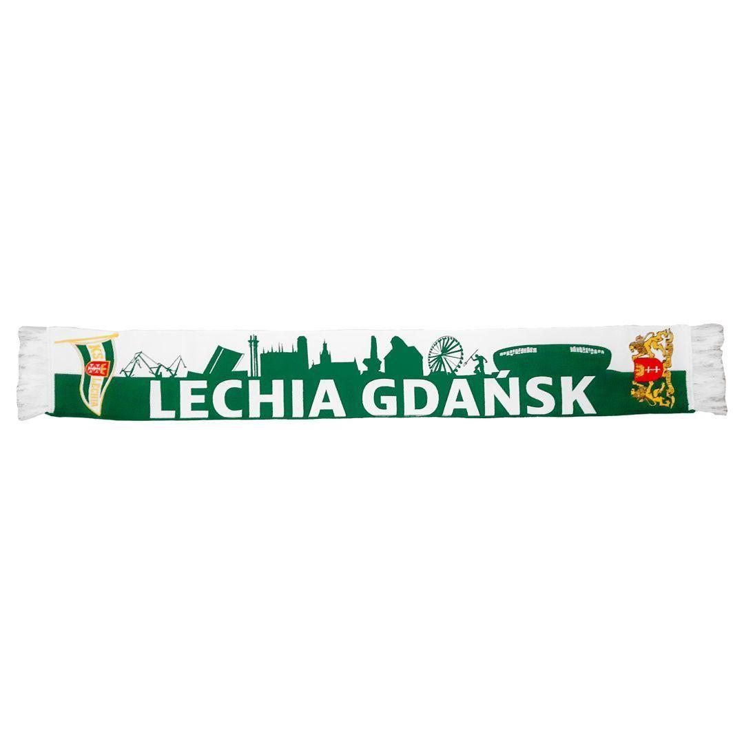 Szalik tkany Lechii Gdańsk Panorama