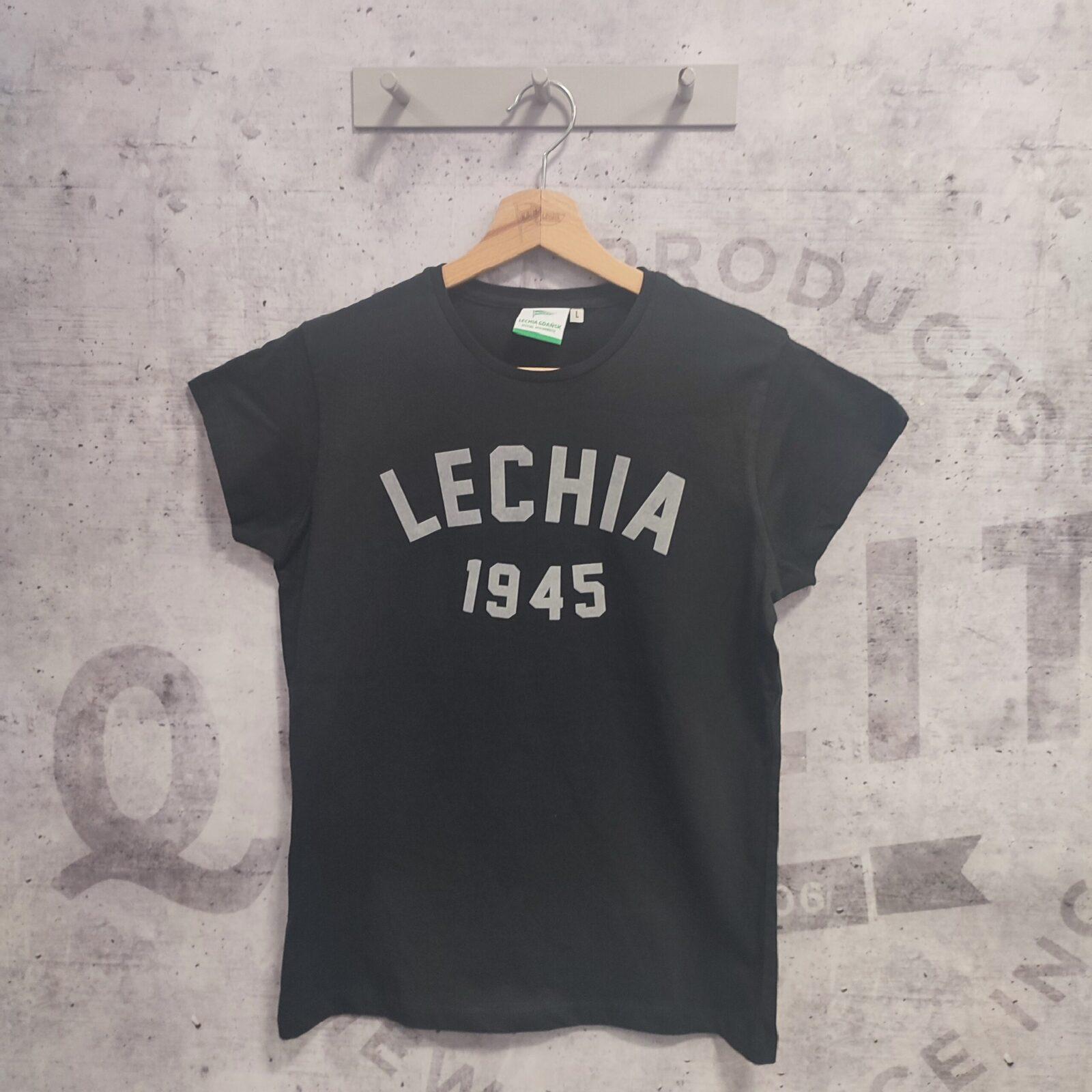 Koszulka damska czarna LECHIA 1945