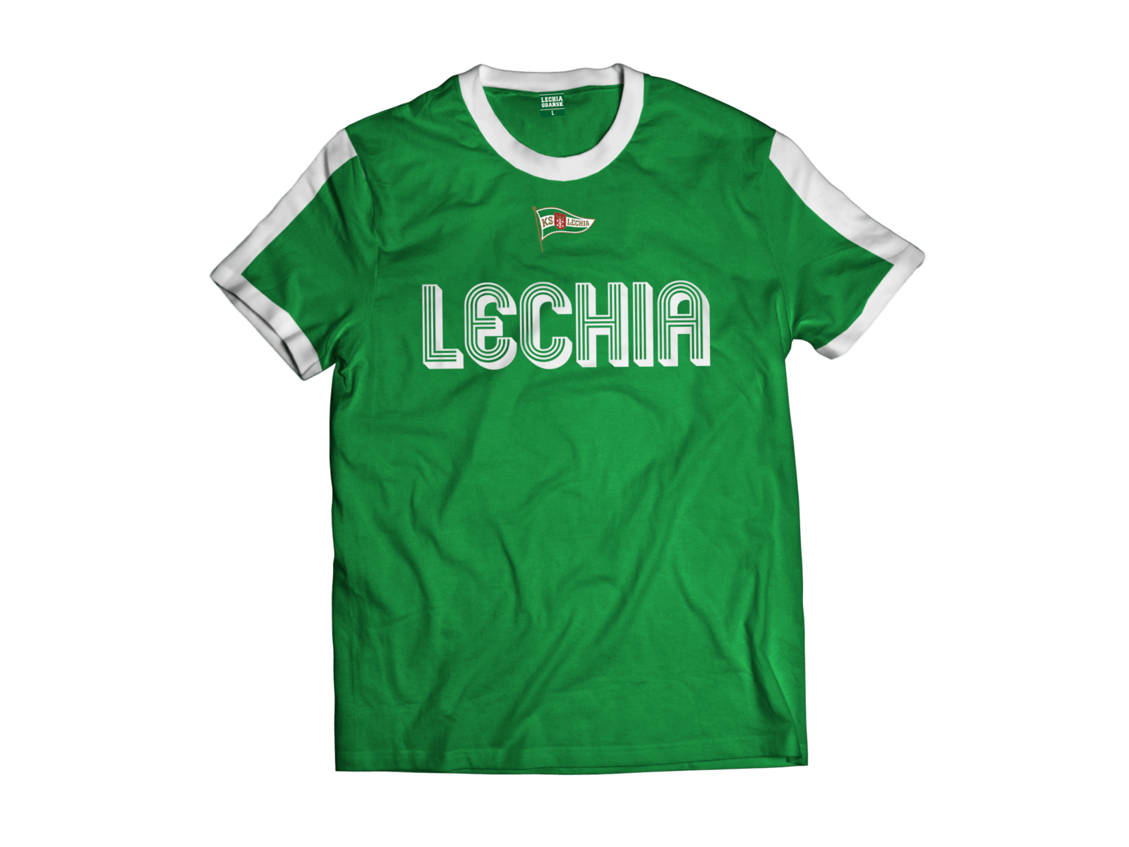 Koszulka biało-zielona Lechia